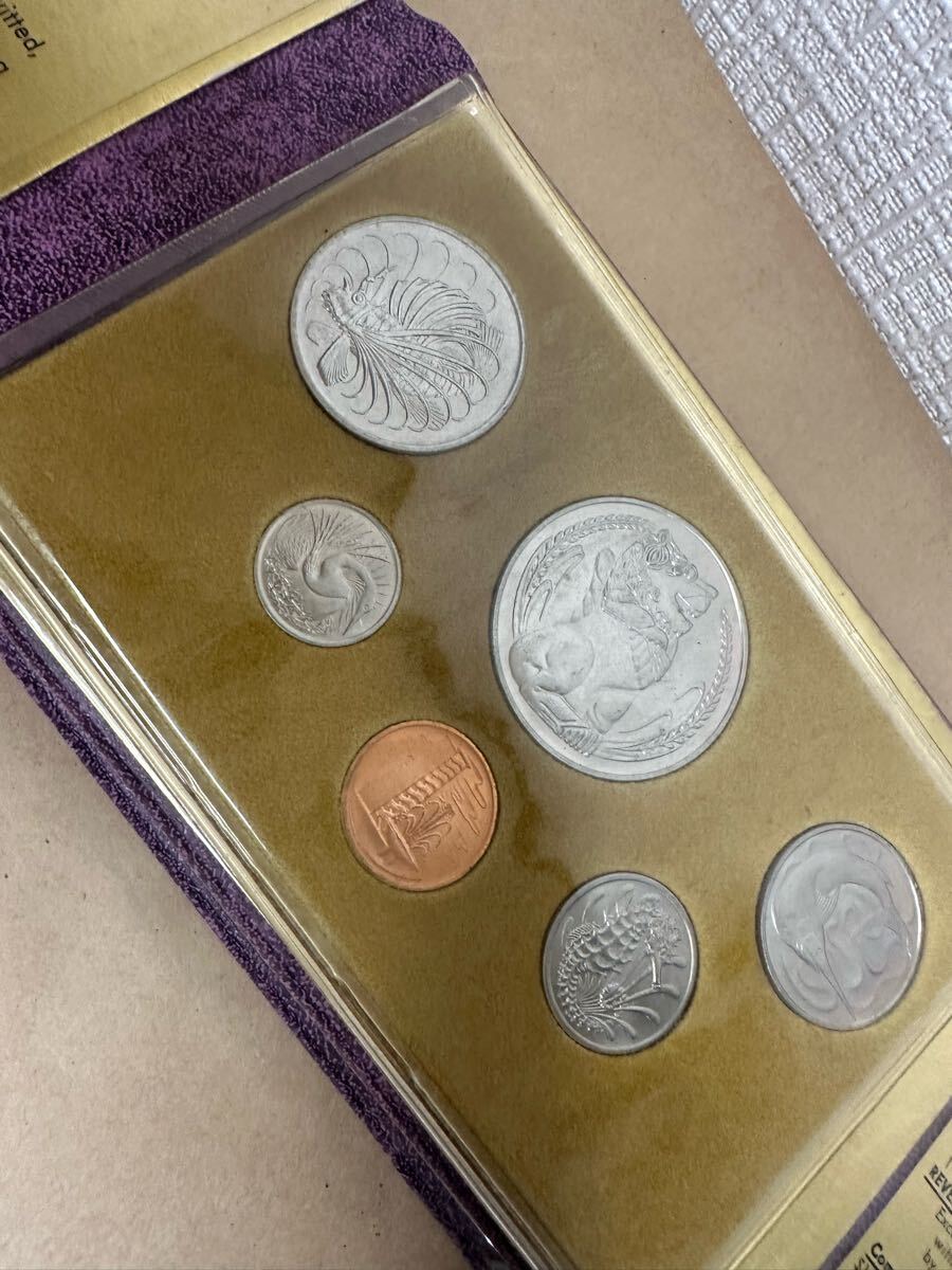 1円スタート 記念コイン シンガポール1978年 硬貨 貨幣セット 6