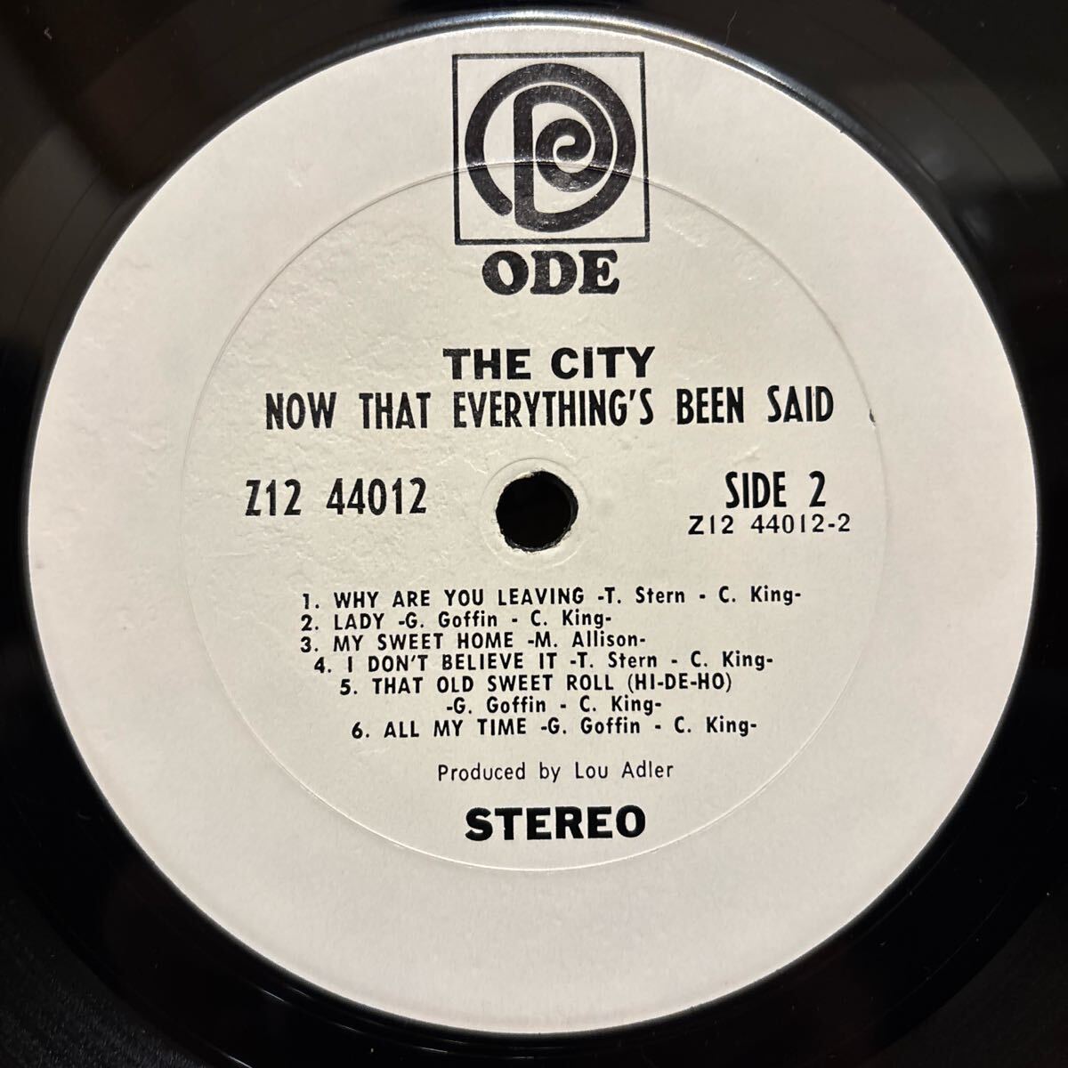 The City Now That Everything's Been Said Carole King The City Now That Everything's Been Said Carole King