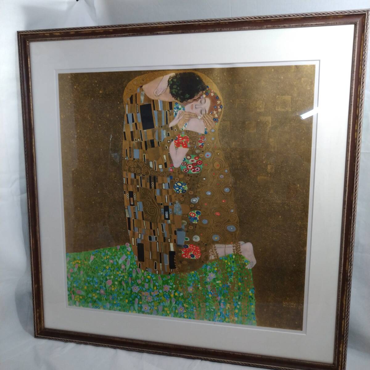 希少】Gustav Klimt グスタフ クリムト『接吻』 絵画 キス【美術 希少】Gustav Klimt グスタフ クリムト『接吻』 絵画 キス【美術
