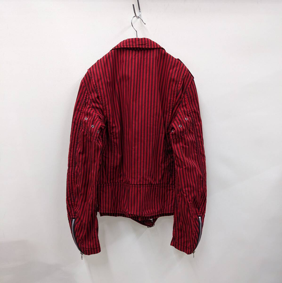 COMME des GARCONS SHIRT/コムデギャルソンシャツ/Stripe Double Riders Jacket/ダブルライダース/マルチポケット/フランス製