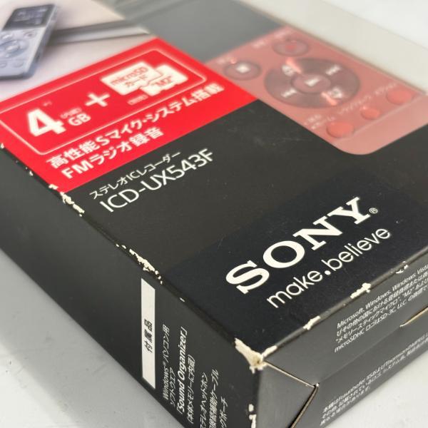 10028 SONY ステレオICレコーダー 4GB ICD-UX543F PK ピンク_画像2