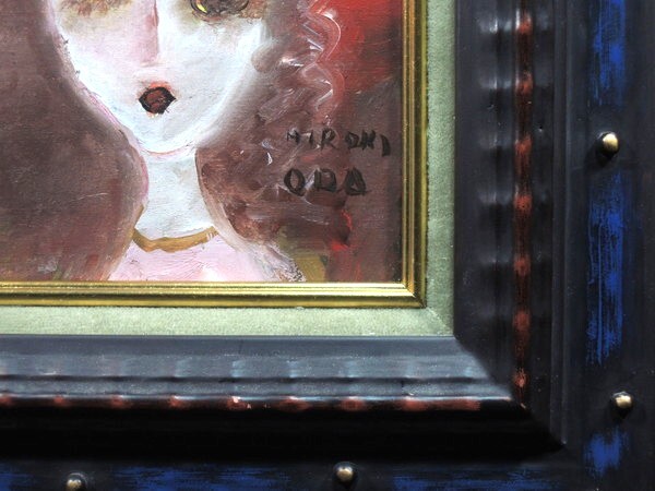 【真作】 希少 油彩画 「 少女 」 3号 織田広喜 真作】 希少 油彩画 「 少女 」 3号 織田廣喜 - 絵画