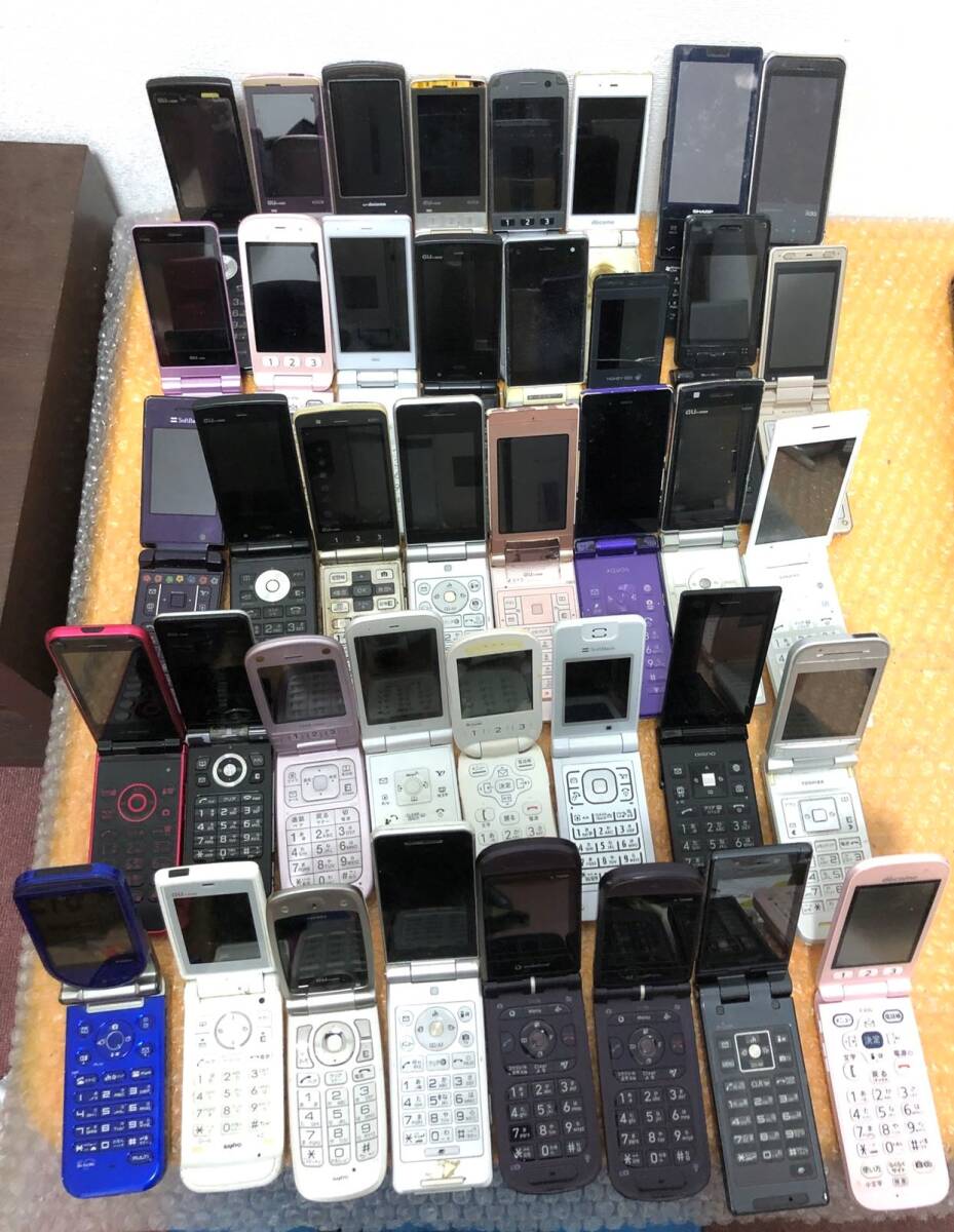 ガラケー携帯電話 まとめ売り メーカー色々 機種いろいろ TU-KA