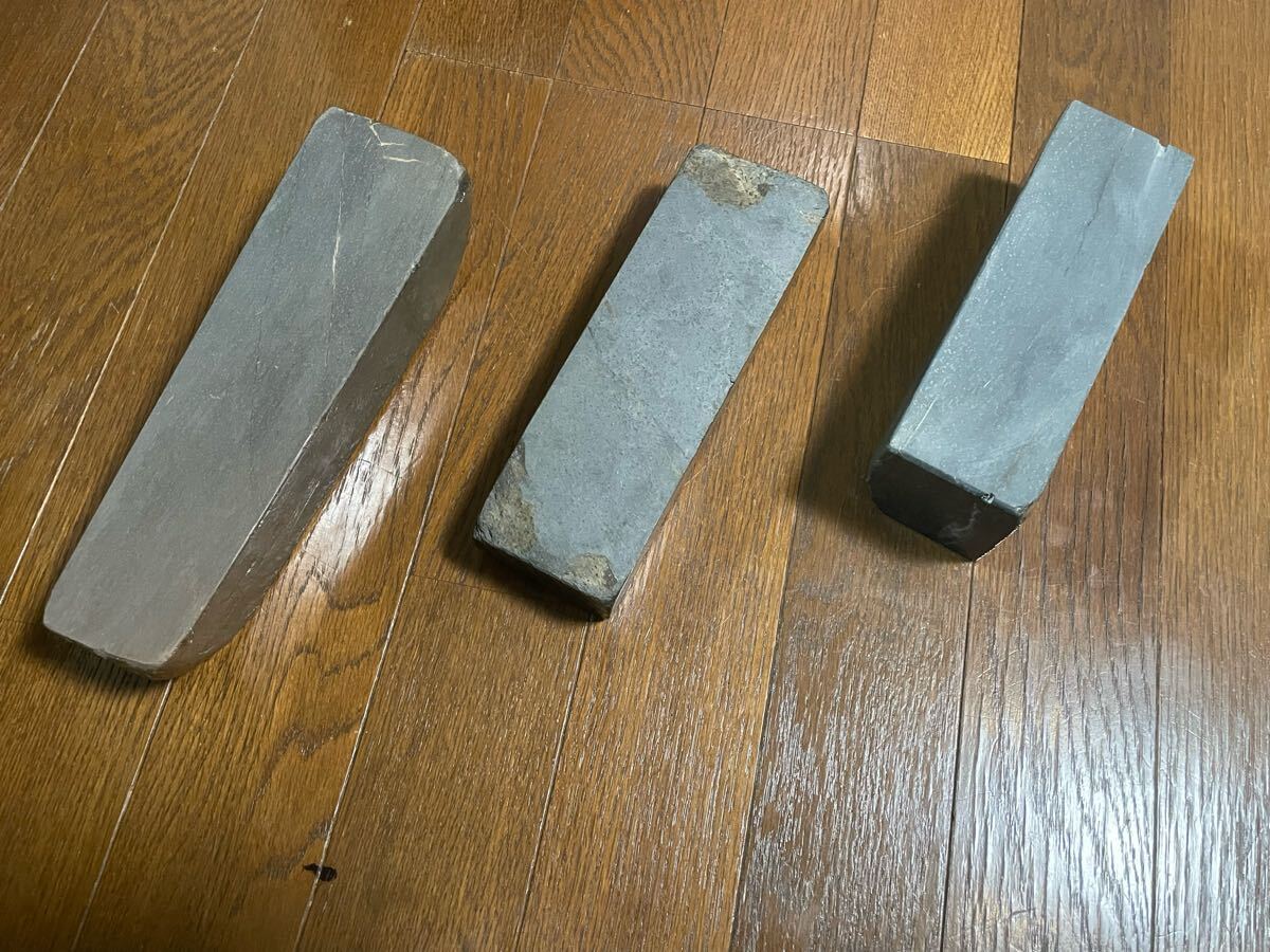 丹波青砥.内曇砥3点セット 中砥石 仕上砥石 天然砥石 鉋鑿鋸剃刀 丹波青砥.内曇砥3点セット 中砥石 仕上砥石 天然砥石 鉋鑿鋸剃刀