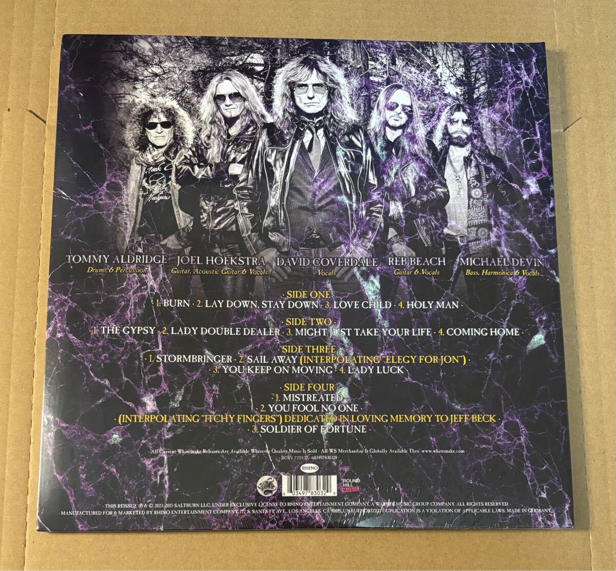 WHITESNAKE / THE PURPLE ALBUM (2LP)新品未使用　GOLD VINYL 