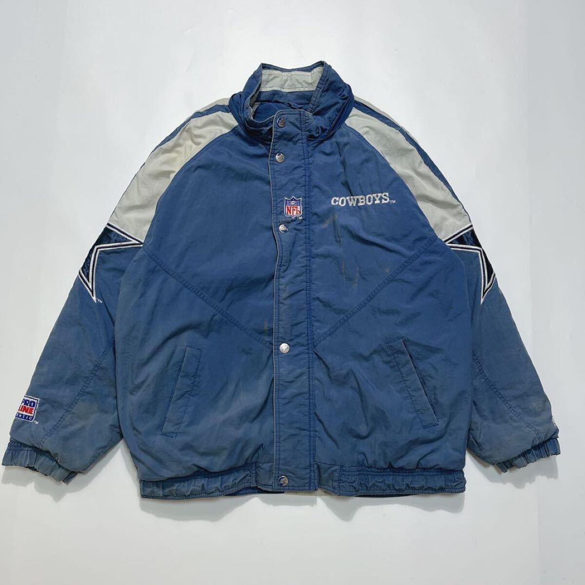 90's STARTER スターター 中綿ジャケット NFL COWBOYS 青系 XL 90's STARTER スターター 中綿ジャケット NFL COWBOYS 青系 XL