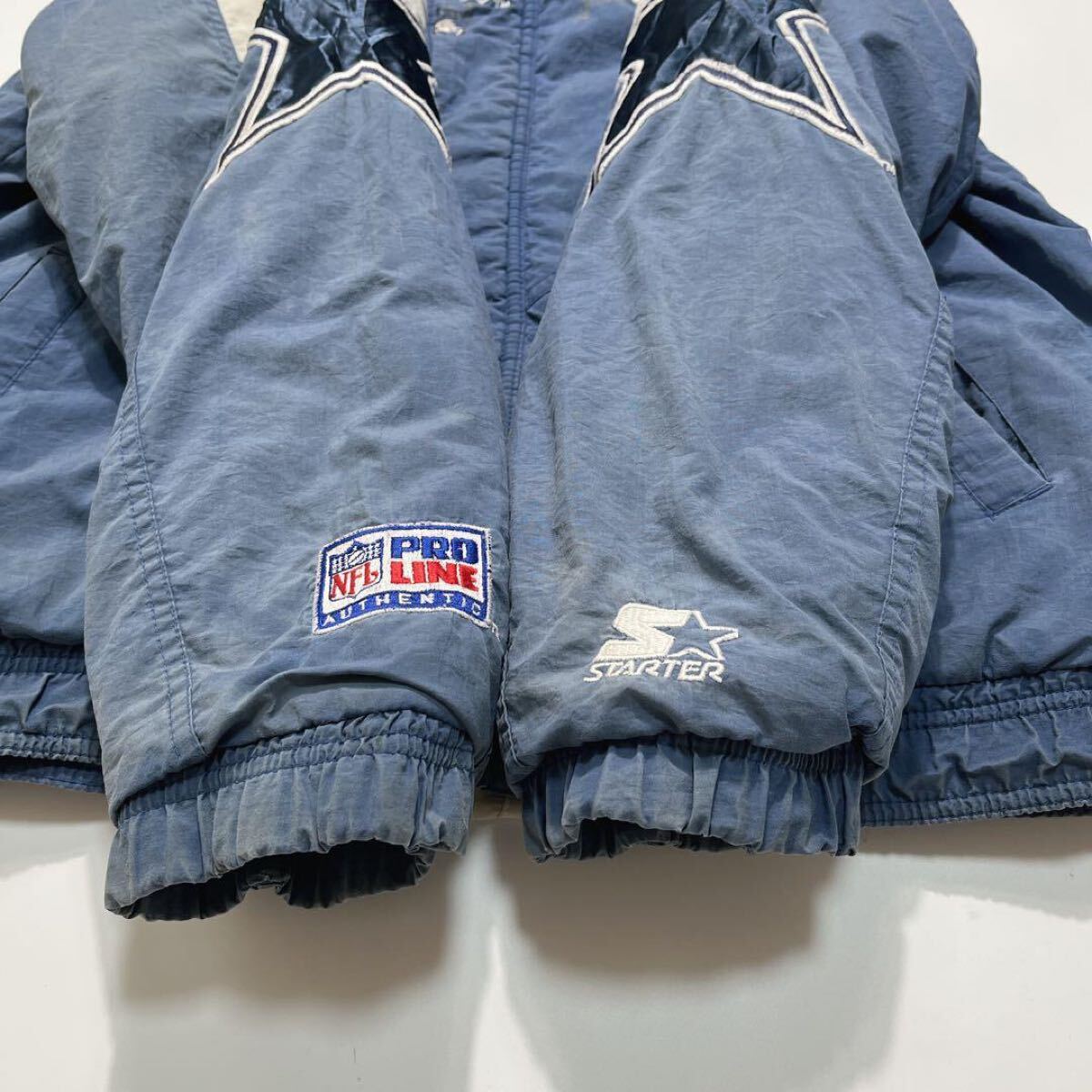 90's STARTER スターター 中綿ジャケット NFL COWBOYS 青系 XL 90's STARTER スターター 中綿ジャケット NFL COWBOYS 青系 XL
