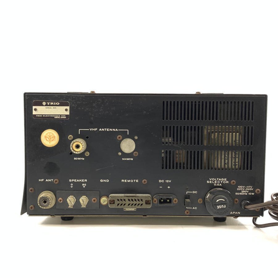 TRIO トリオ R-599D 受信機 無線機 通電確認済◇簡易検査品(受信 TRIO トリオ R-599D 受信機 無線機 通電確認済◇簡易検査品(受信