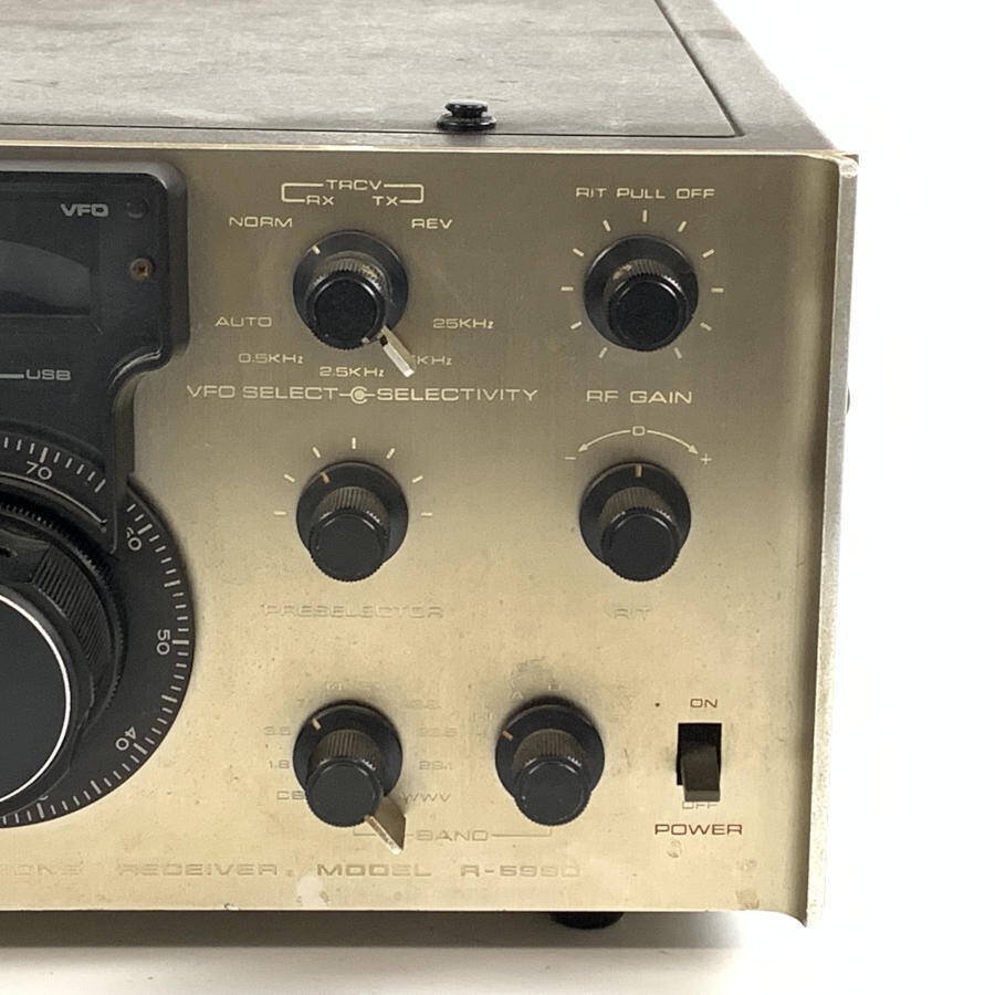 TRIO トリオ R-599D 受信機 無線機 通電確認済◇簡易検査品(受信 TRIO トリオ R-599D 受信機 無線機 通電確認済◇簡易検査品(受信
