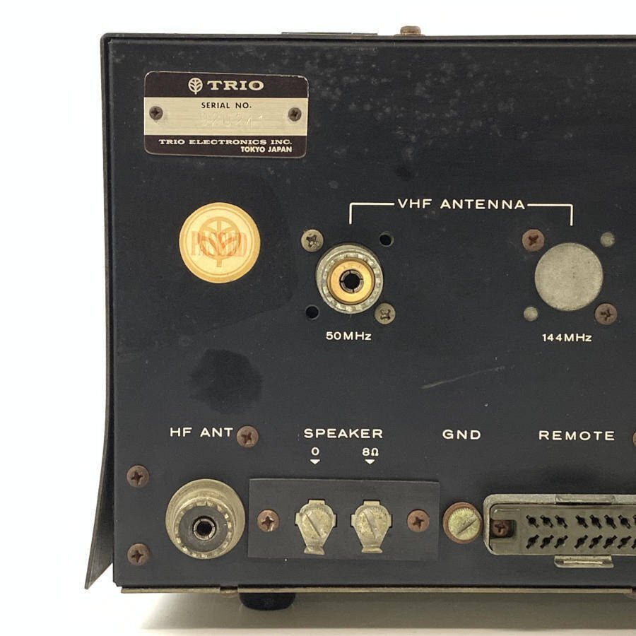 TRIO トリオ R-599D 受信機 無線機 通電確認済◇簡易検査品(受信 TRIO トリオ R-599D 受信機 無線機 通電確認済◇簡易検査品(受信