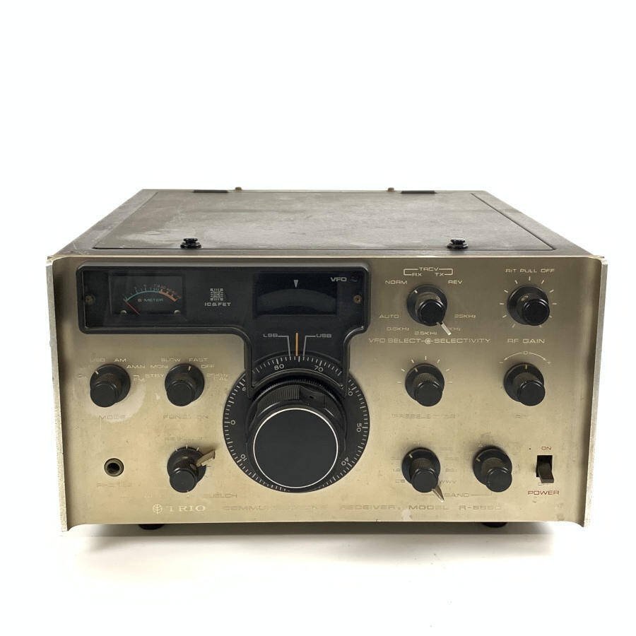 TRIO トリオ R-599D 受信機 無線機 通電確認済◇簡易検査品(受信 TRIO トリオ R-599D 受信機 無線機 通電確認済◇簡易検査品(受信