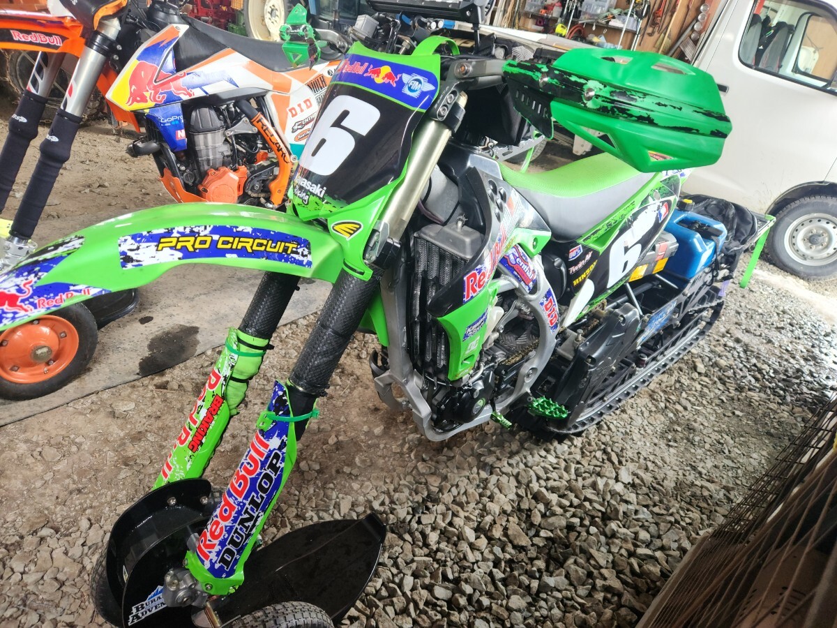 Yahoo!オークション - 希少 カワサキ KX450 スノーバイク Yahoo!オークション - 希少 カワサキ KX450 スノーバイク