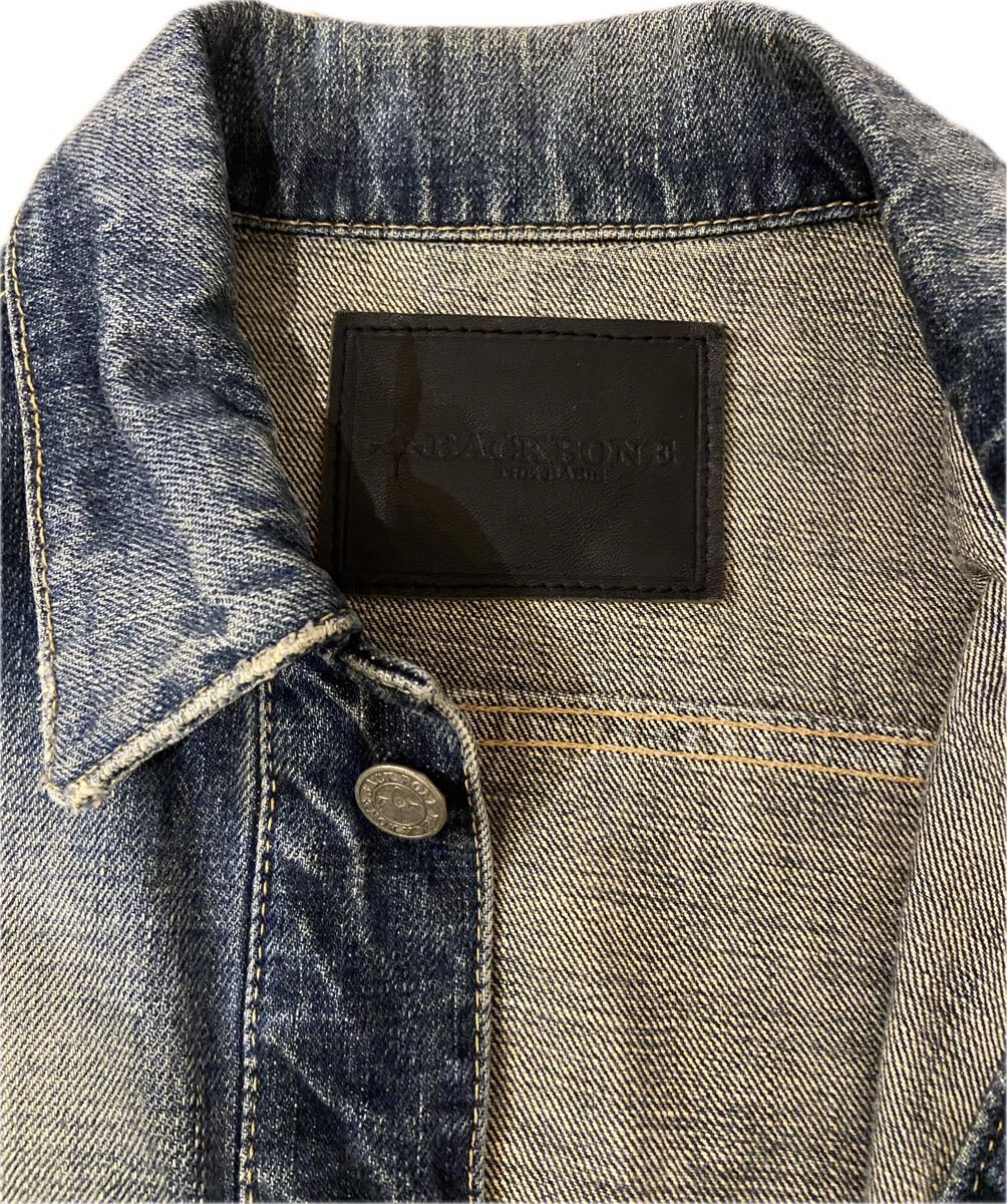 BACKBONE デニムジャケット JAPANMADE　 ifsixwasnine goa kmrii JAPANLABEL y2k 14th ADDICTION 日本制　DENIM JACKET 胸ロゴ刺繍