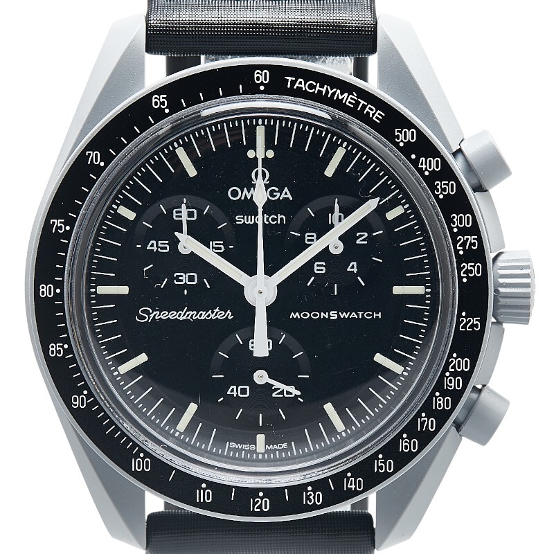 オメガ × スウォッチ スピードマスター ムーンスウォッチ ミッショントゥ マーキュリー 腕時計 SO33A100 OMEGA × Swatch