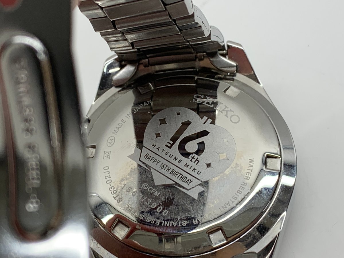 稼動品】SEIKO セイコー 初音ミク Happy 16th Birthday 腕時計 稼動品】SEIKO セイコー 初音ミク Happy 16th Birthday 腕時計