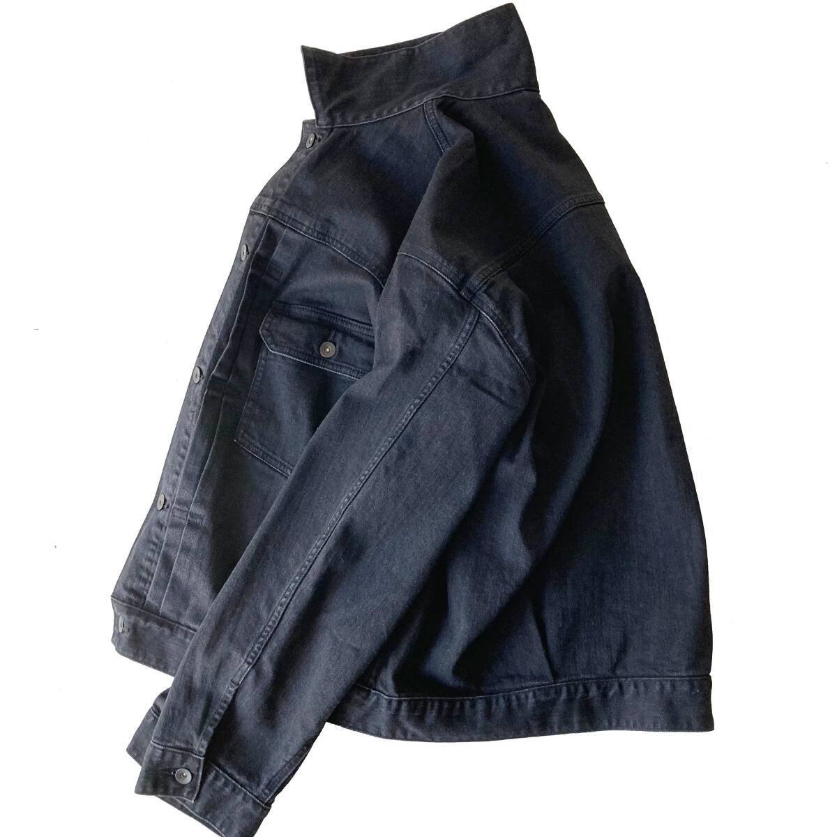 UNIQLO ユニクロ 1st ストレッチデニムジャケット XXL 黒 UNIQLO ユニクロ 1st ストレッチデニムジャケット XXL 黒