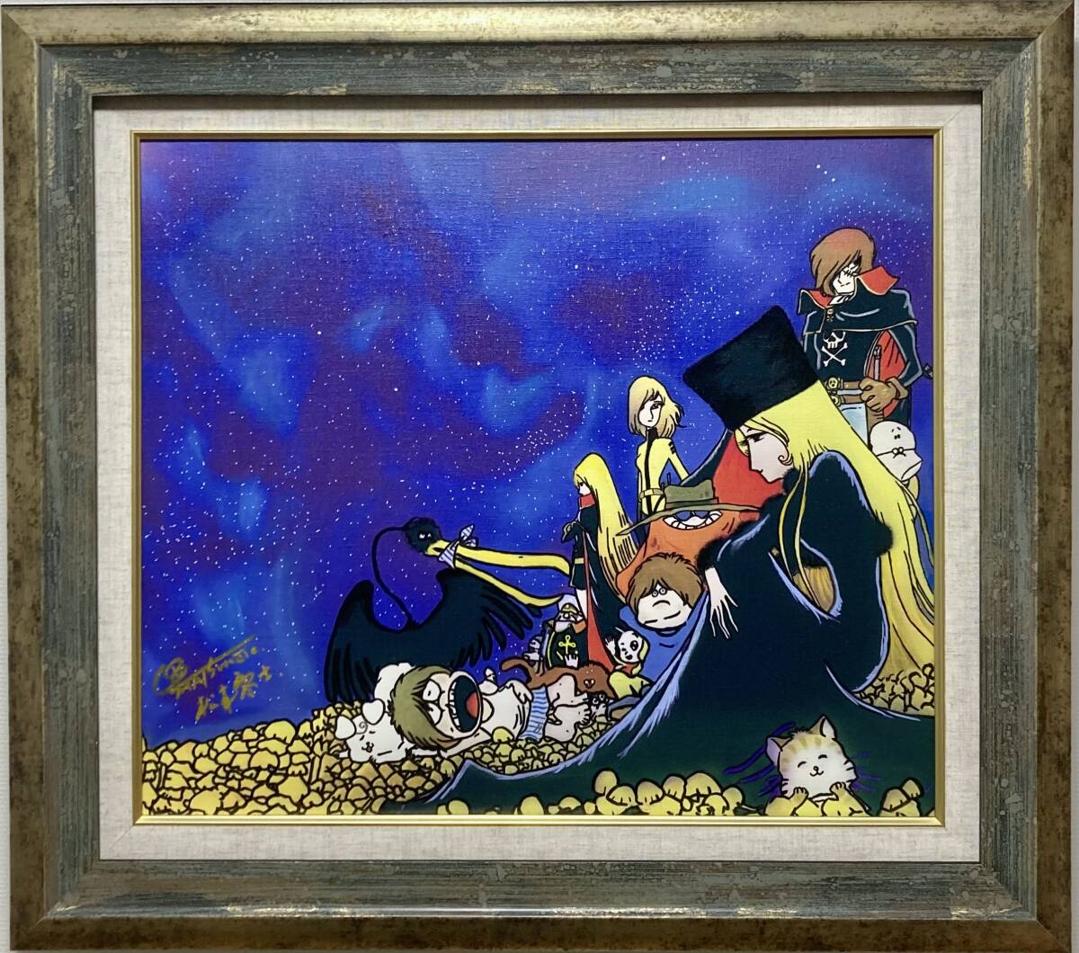 天野喜孝/戦士画/F10号/絵画/額縁/油彩画/肉筆/手書き 天野喜孝/戦士画/F10号/絵画/額縁/油彩画/肉筆/手書き