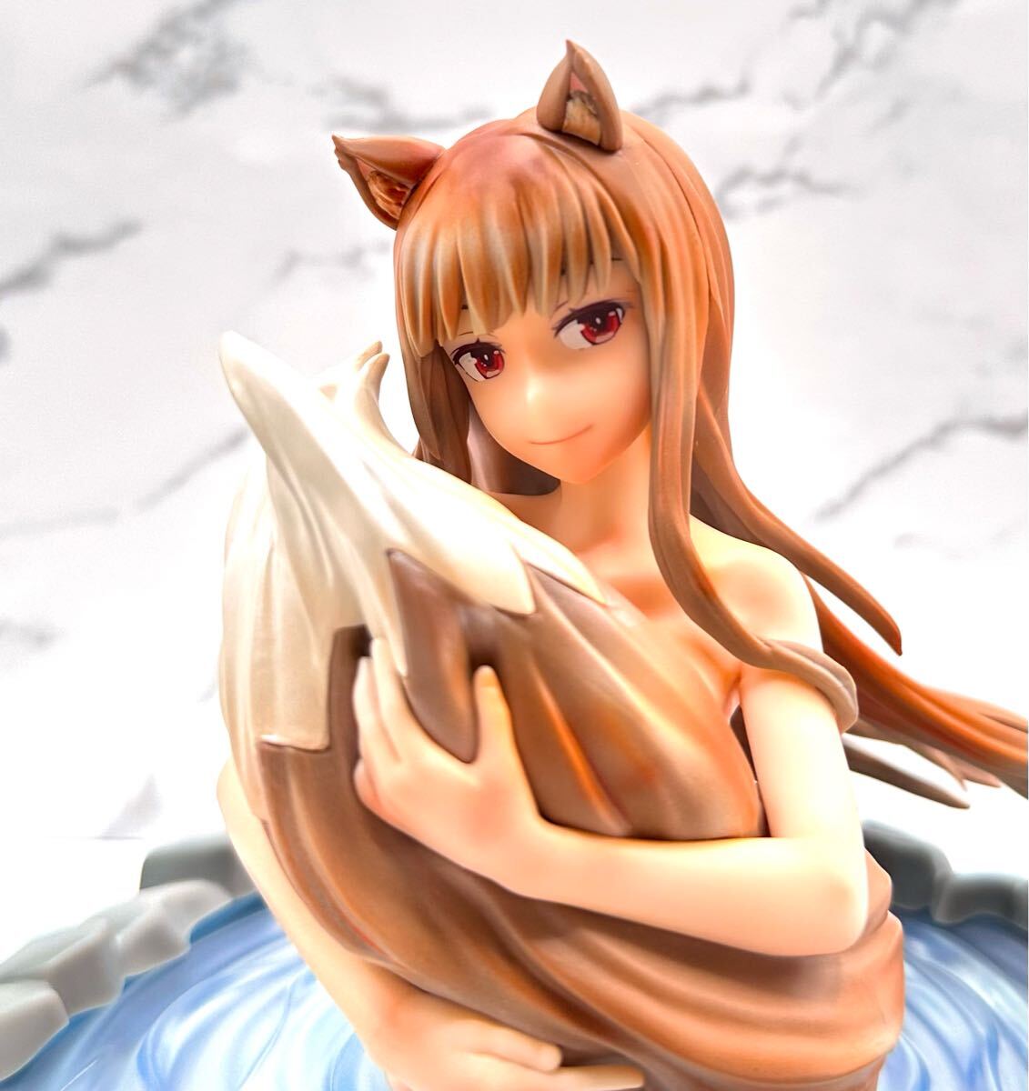 狼と香辛料☆ テルマエ・湯～とぴあ ホロ リペイントフィギュア お風呂 美少女 リメイク
