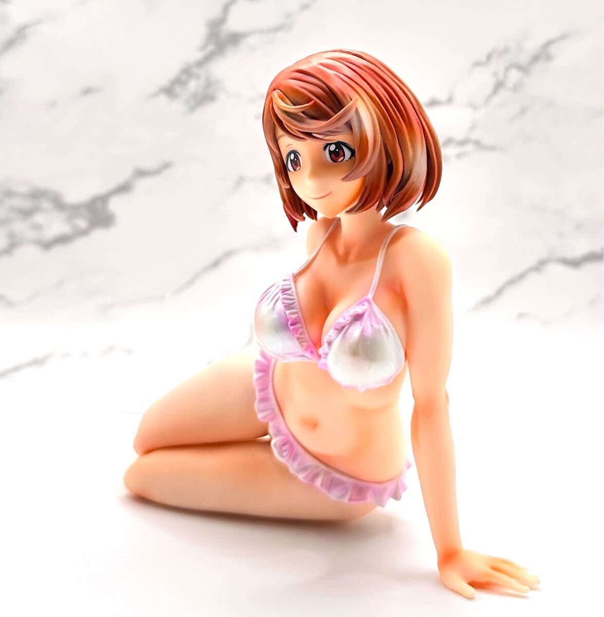 シャングリラフロンティア ☆ Celestial vivi 斎賀玲 リペイントフィギュア 肌修正 透け 水着 シャンフロ リメイク 美少女 ビキニ 女子高生_画像3