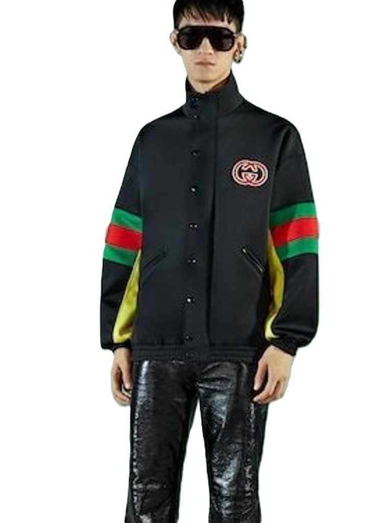 48万新品◇L◇グッチ GUCCI Gパッチ×Web stripe ネオプレン 48万新品◇L◇グッチ GUCCI Gパッチ×Web stripe ネオプレン