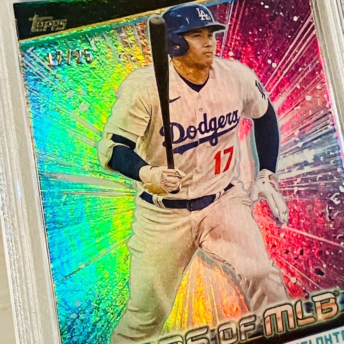 ☆世界に1枚☆ 大谷翔平 topps カード ジャージナンバー ☆世界に1枚☆ 大谷翔平 topps カード ジャージナンバー