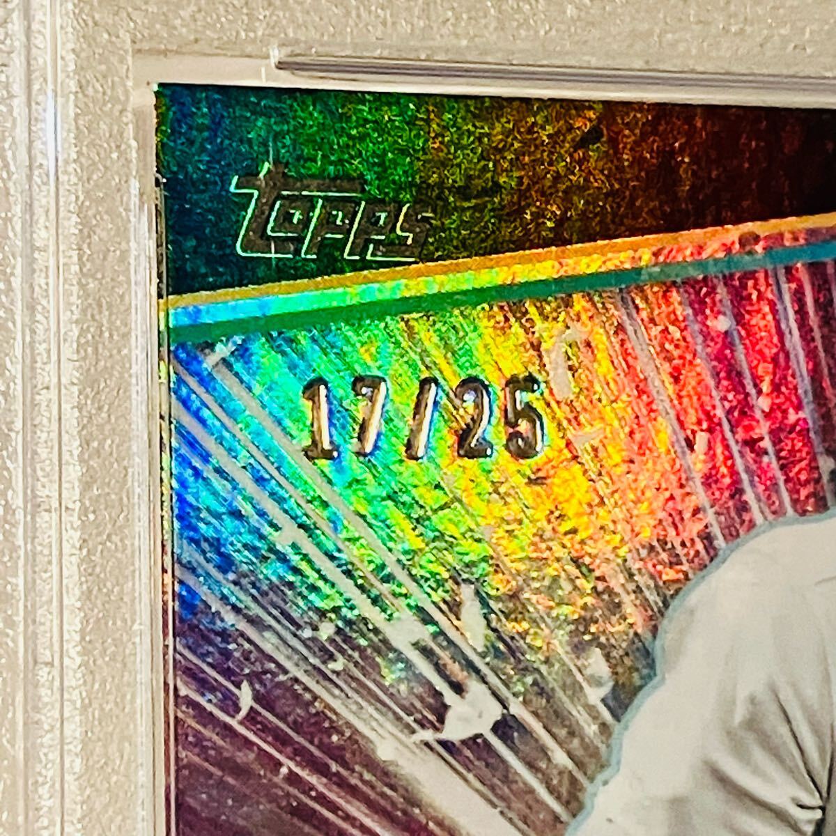 ☆世界に1枚☆ 大谷翔平 topps カード ジャージナンバー ☆世界に1枚☆ 大谷翔平 topps カード ジャージナンバー