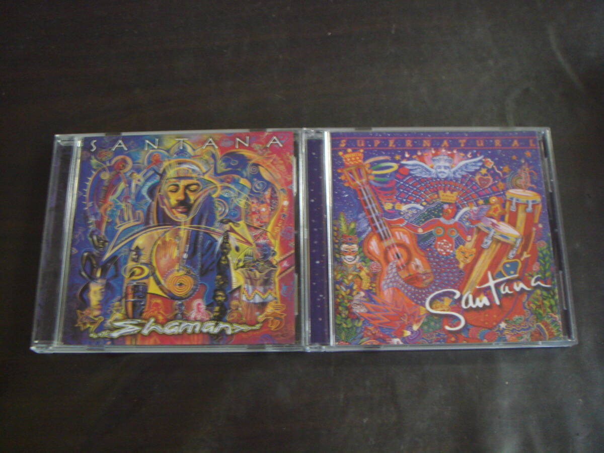 輸CD　SANTANA　輸CD2枚セット　SUPERNATURAL　SHAMAN