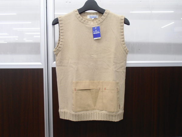 美品 Burberrys BLUE LABEL バーバリー ブルーレーベル レディース ベスト ニット サイズ 38/Mサイズ トップス 苫小牧西店