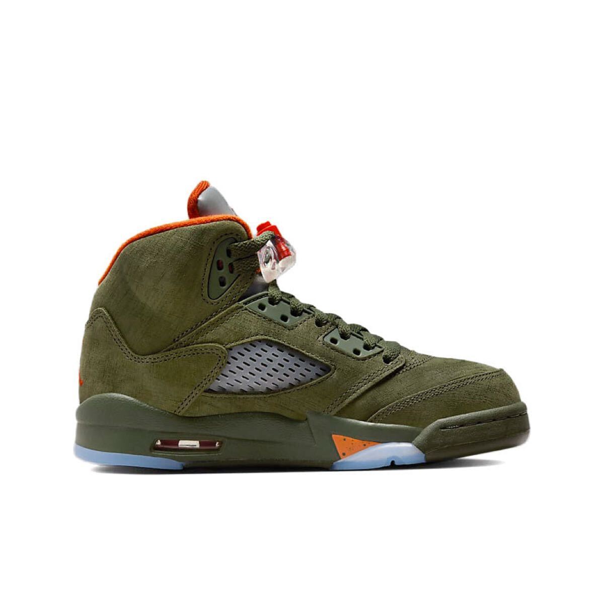 Nike Air Jordan 5 Retro Oliveナイキ エアジョーダン5 レトロ オリーブ(DD0587-308)緑30cm箱無(wú)し