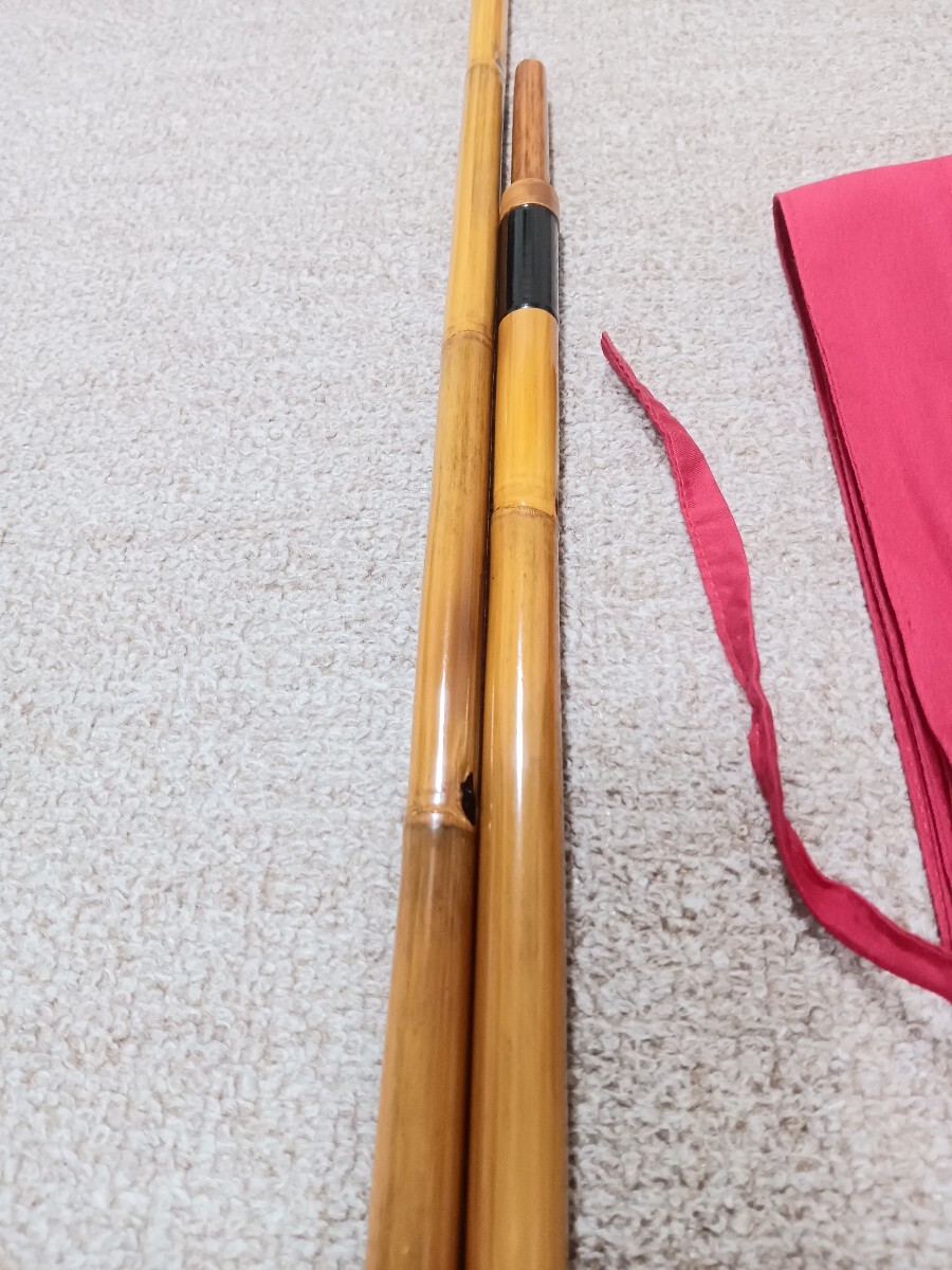 へら竿掛け一本半物 竹 美品 2通り使えます 激安お買い得商品 へら竿掛け一本半物 竹 美品 2通り使えます 激安お買い得商品