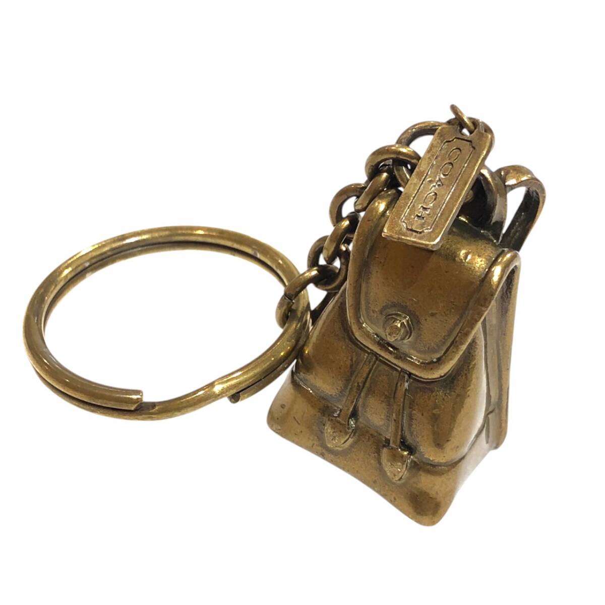 ★美品★COACH オールドコーチ ミニチャーム バッグ型キーホルダー レザー COACH コーチ オールドコーチ バッグ型 キーホルダー キーリング