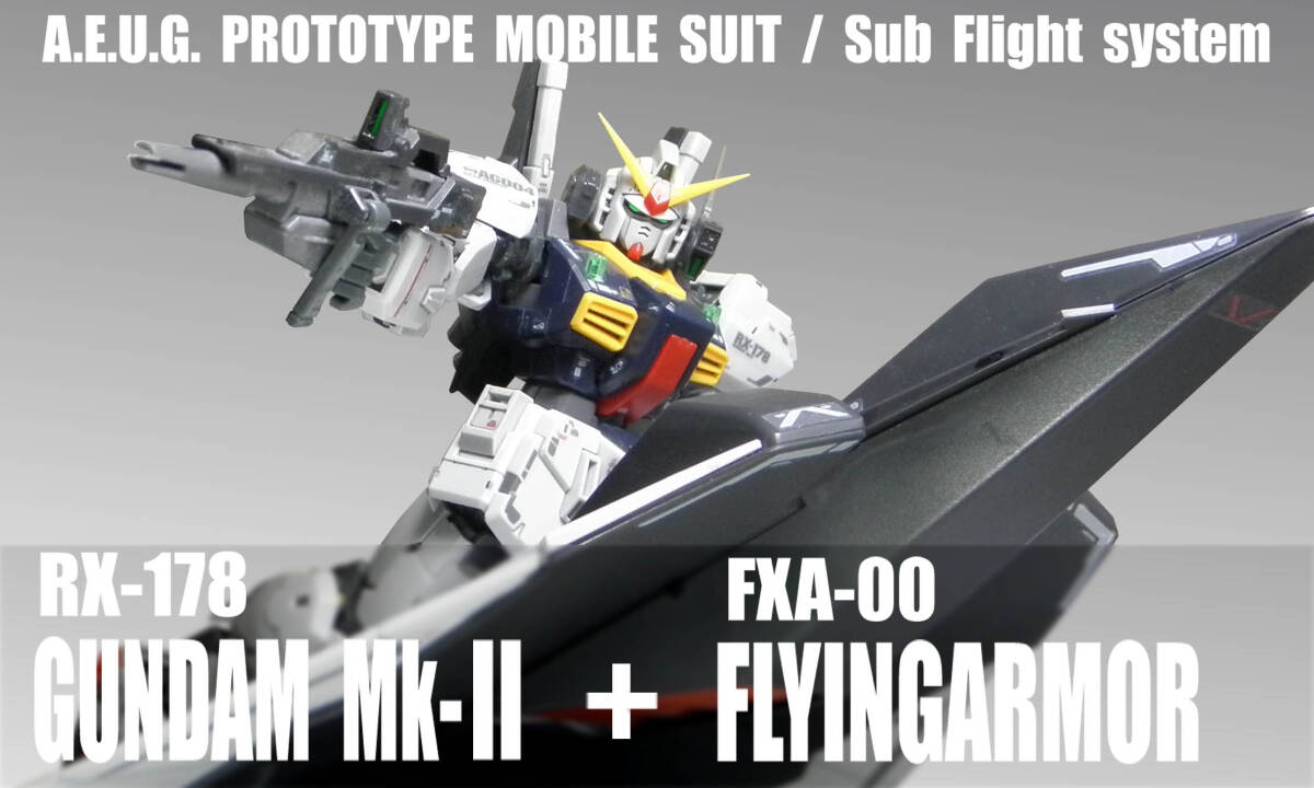 RG 1/144 RX-178 ガンダムMk-II(エゥーゴ仕様)& フライング RG 1/144 RX-178 ガンダムMk-II(エゥーゴ仕様)& フライング