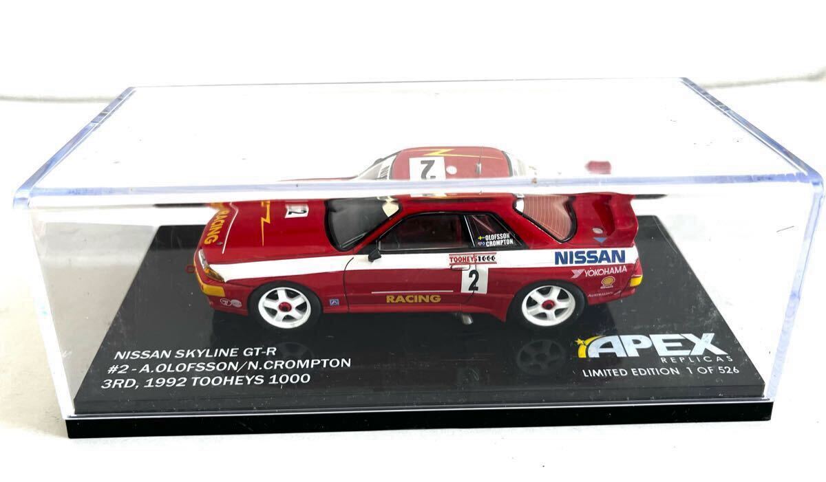 1/43 レアモデル　日産スカイラインR32 GTR バザースト1992