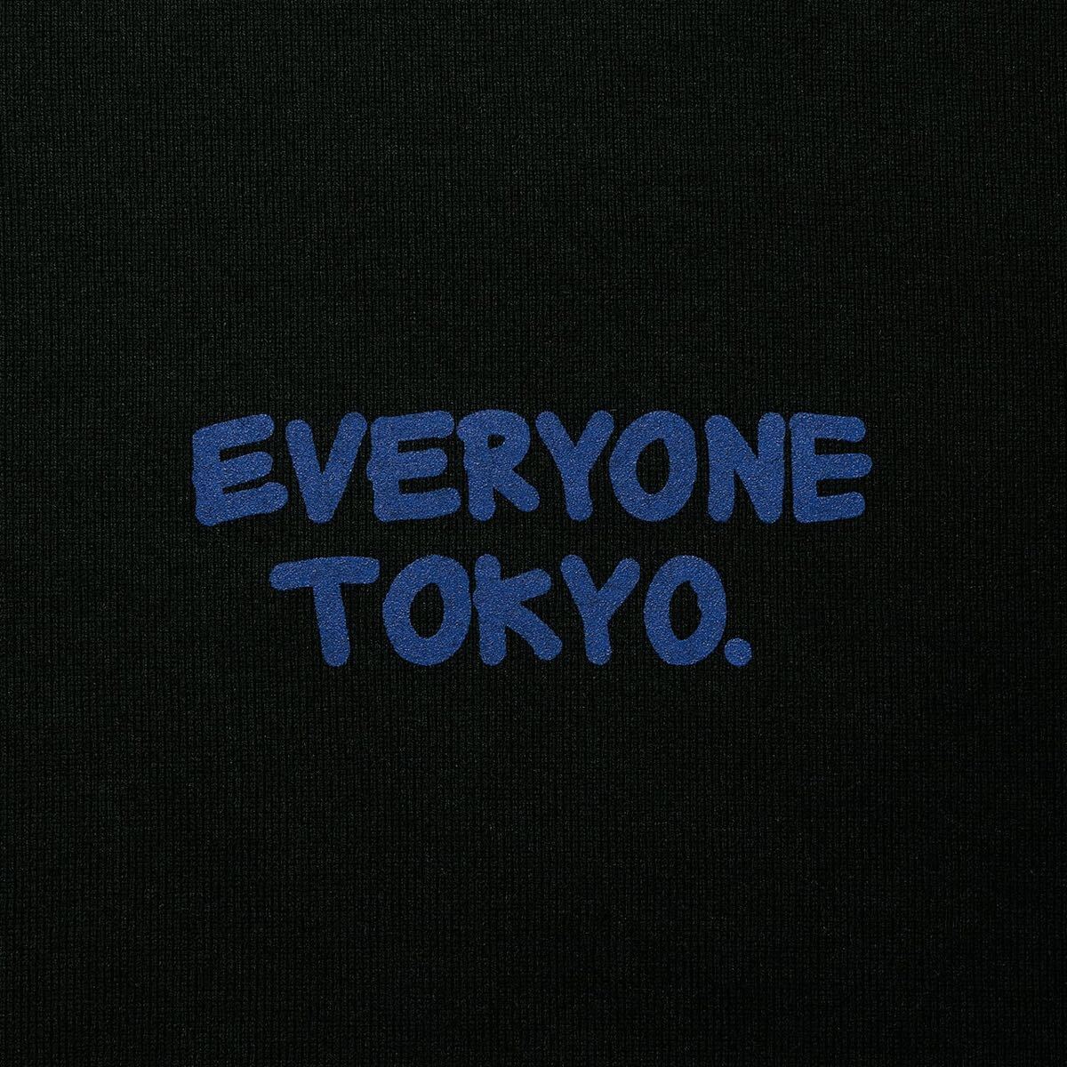 everyone エブリワン j 30000 logo long sleeve tee ブラック everyone エブリワン j 30000 logo long sleeve tee ブラック