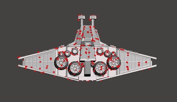 ヴェネター級 スター・デストロイヤー 3Dプリント リパブリック ヴェネター級 スター・デストロイヤー 3Dプリント リパブリック
