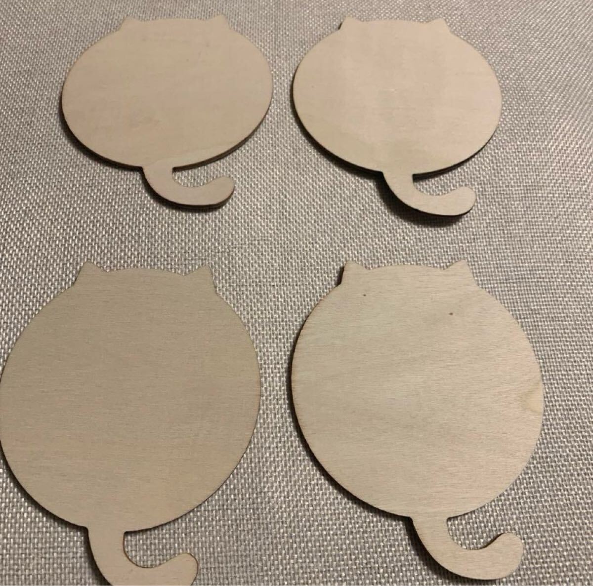  кошка узор. из дерева Coaster 4 шт. комплект a