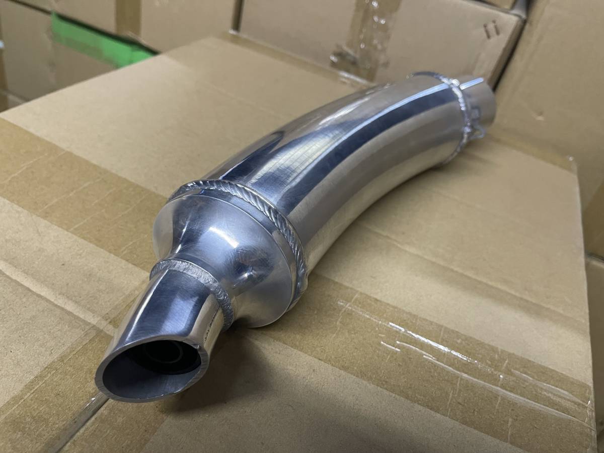 50.8πバナナ サイレンサー /汎用 旧車 Yahoo!オークション - 50.8πバナナ サイレンサー/アルミ