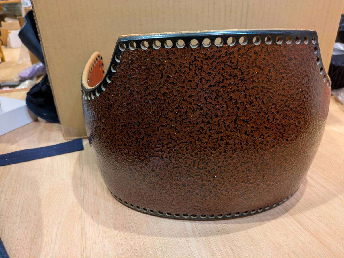 未使用品】一貫塗60本竹胴胴台・七子塗 (七子塗剣道胴) 未使用品】一貫塗60本竹胴胴台・七子塗 (七子塗剣道胴)