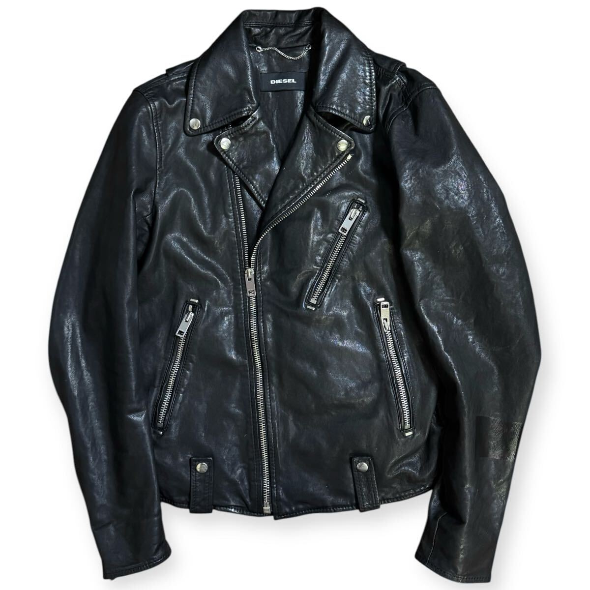 定価11万 DIESEL ディーゼル L-WILLCOX JACKET 羊革 シープ 定価11万 DIESEL ディーゼル L-WILLCOX JACKET 羊革 シープ