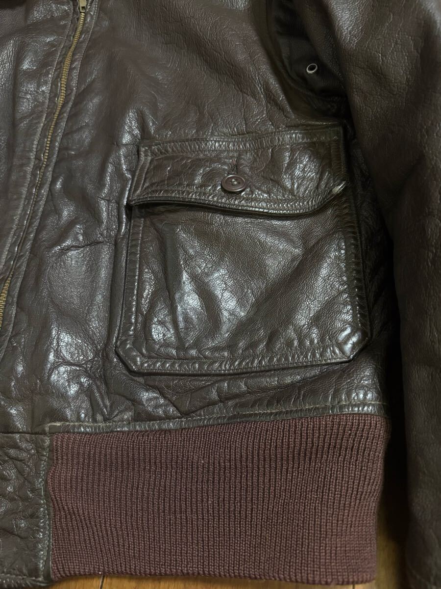 極上 Kurland STAR SPORTSWEAR 50s 60s ヴィンテージ G-1 山羊革 極上 Kurland STAR SPORTSWEAR 50s 60s ヴィンテージ G-1 山羊革