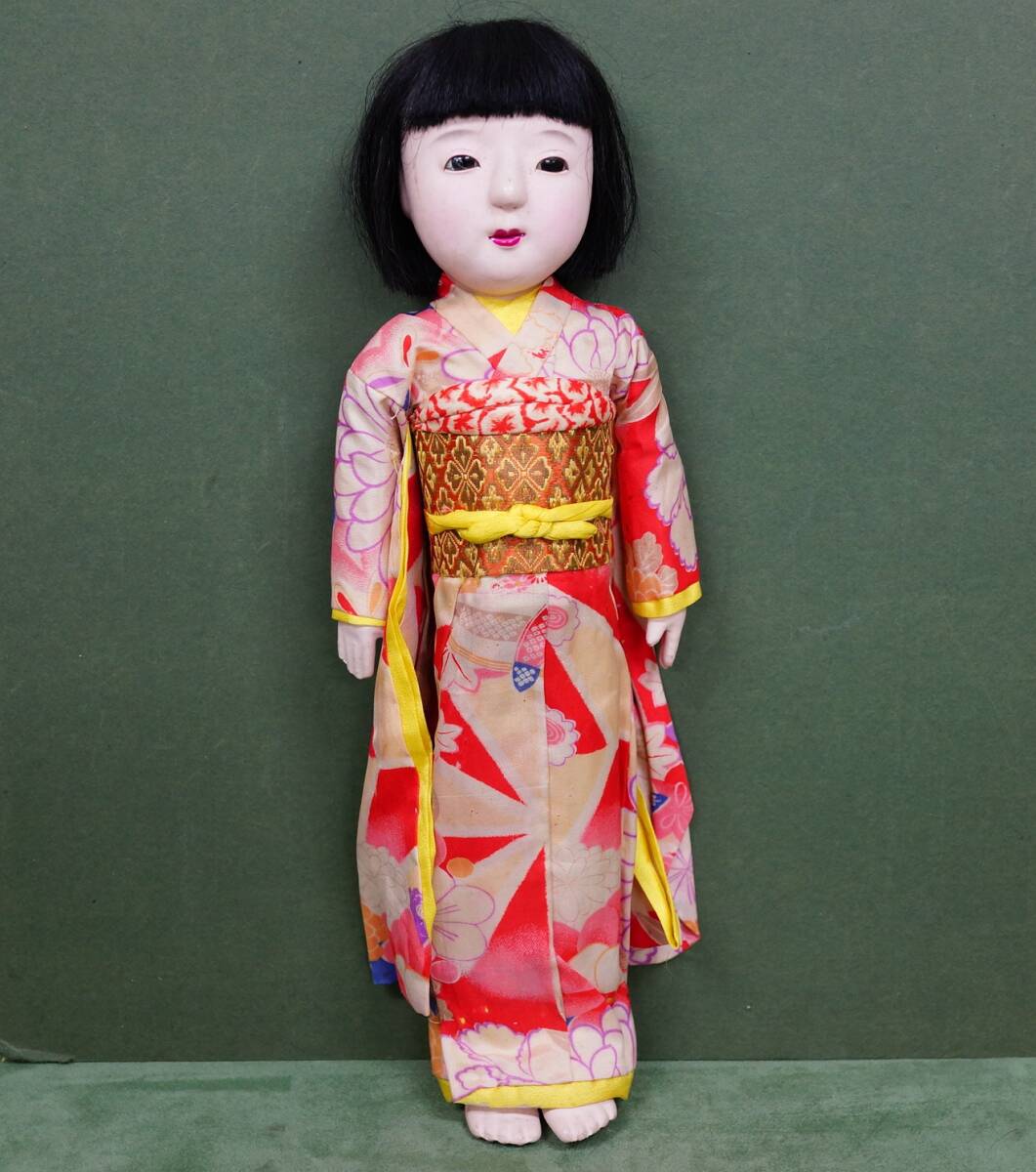 市松人形 日本人形 1体 ガラス目 花月 着物人形 少女人形 可愛い 市松人形 日本人形 1体 ガラス目 花月 着物人形 少女人形 可愛い