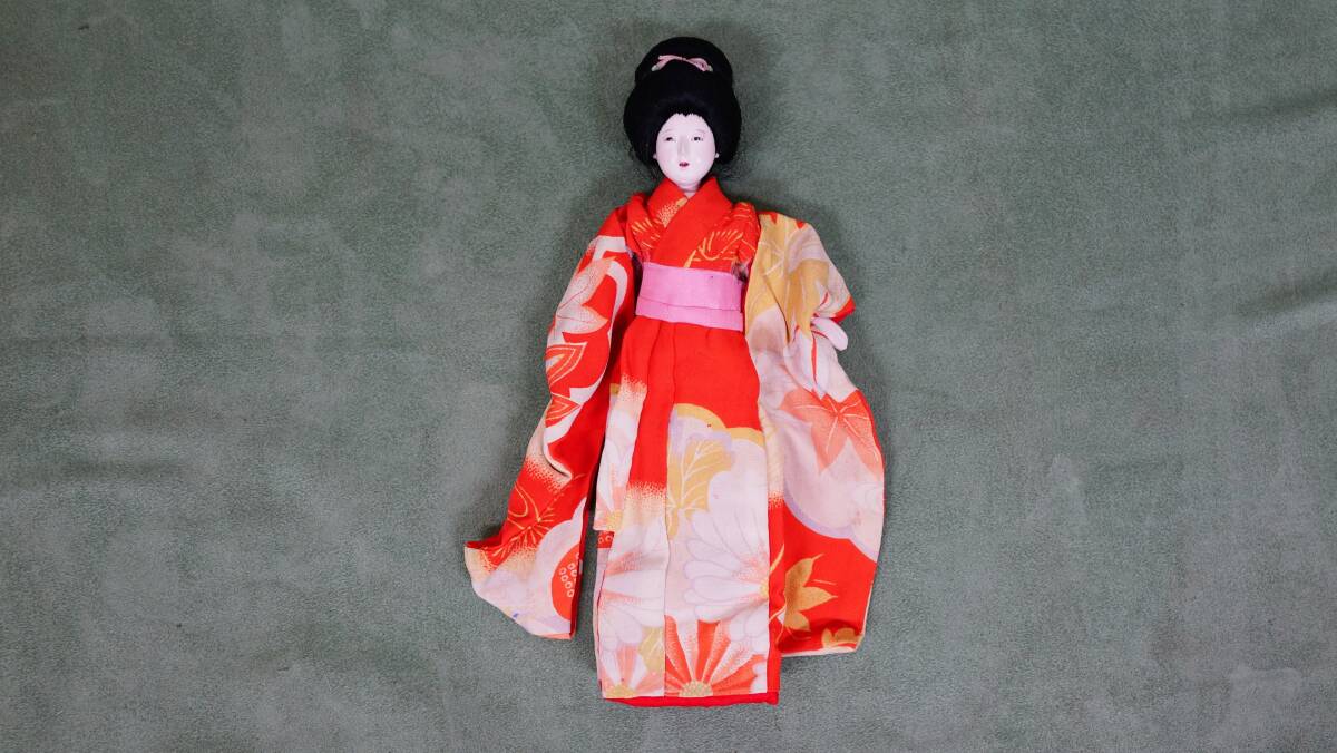 豆市松人形 日本人形 1体 ガラス目 花月 着物人形 少女人形 豆市松人形 日本人形 1体 ガラス目 花月 着物人形 少女人形