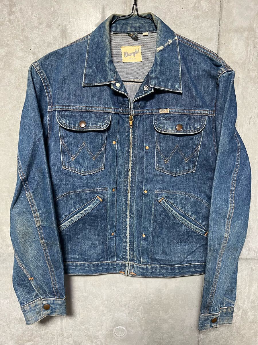 60s ヴィンテージ Wrangler 24MJZ デニム ジャケット ラングラー 60s ヴィンテージ Wrangler 24MJZ デニム ジャケット ラングラー