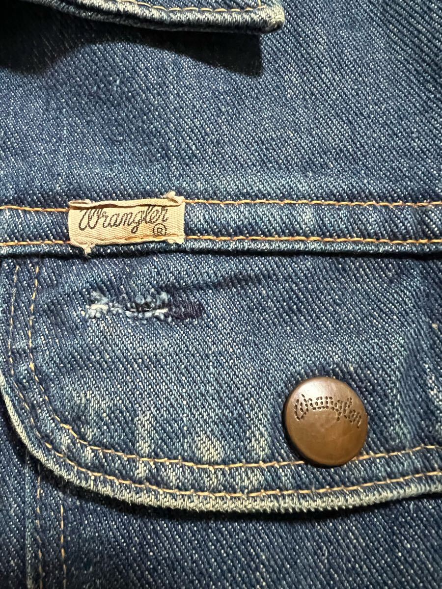 60s ヴィンテージ Wrangler 24MJZ デニム ジャケット ラングラー 60s ヴィンテージ Wrangler 24MJZ デニム ジャケット ラングラー