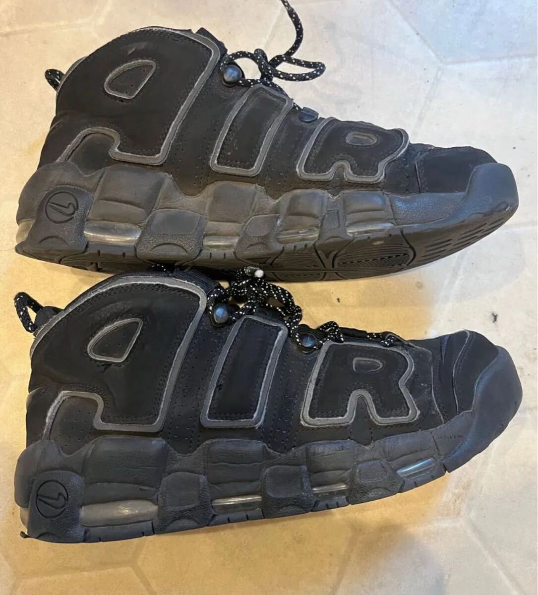 NIKE エア モア テンポ UPTEMPO モアテン トリプルブラック