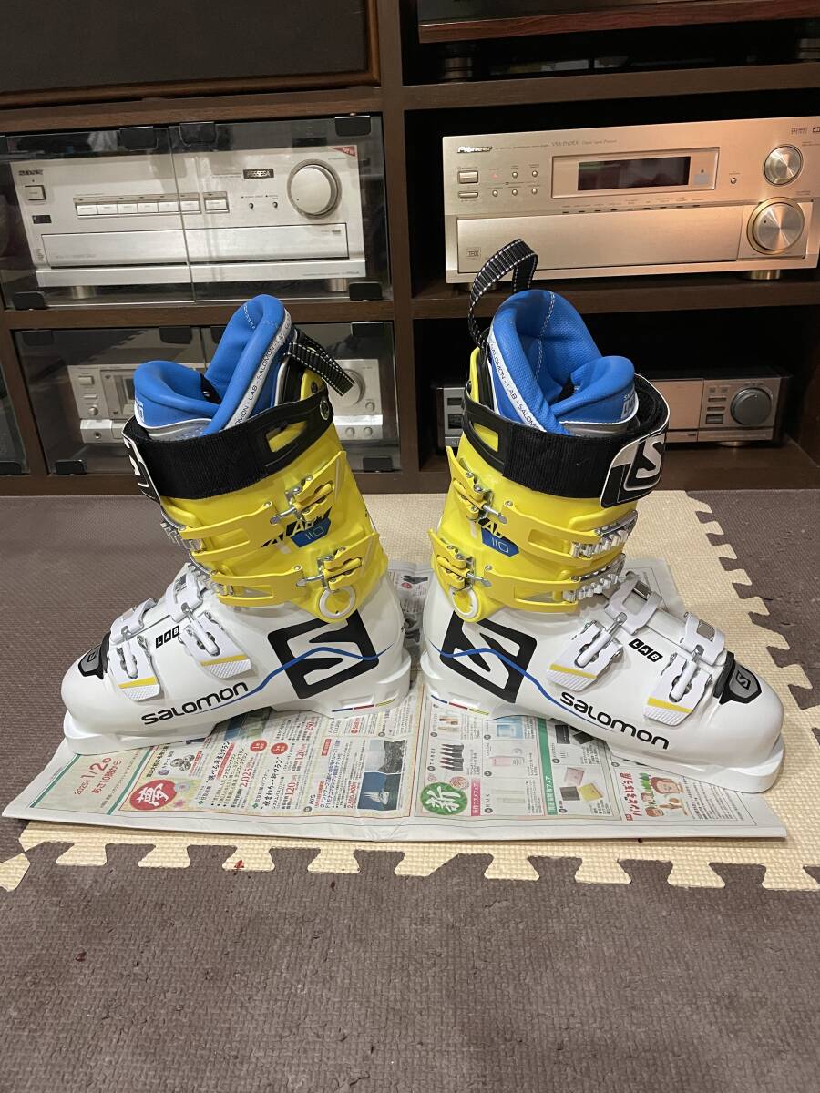 SALOMON サロモン/スキーブーツ2018/XLAB + 110/ホワイト/4 SALOMON サロモン/スキーブーツ2018/XLAB + 110/ホワイト/4