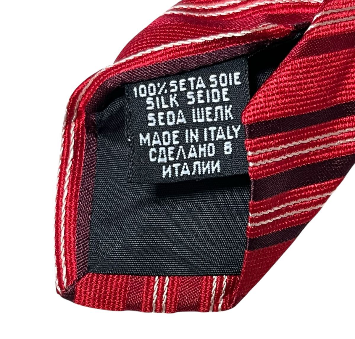 HUGO BOSS ネクタイ レジメンタル柄 ストライプ柄 ヒューゴボス USED 中古 m1884_画像5