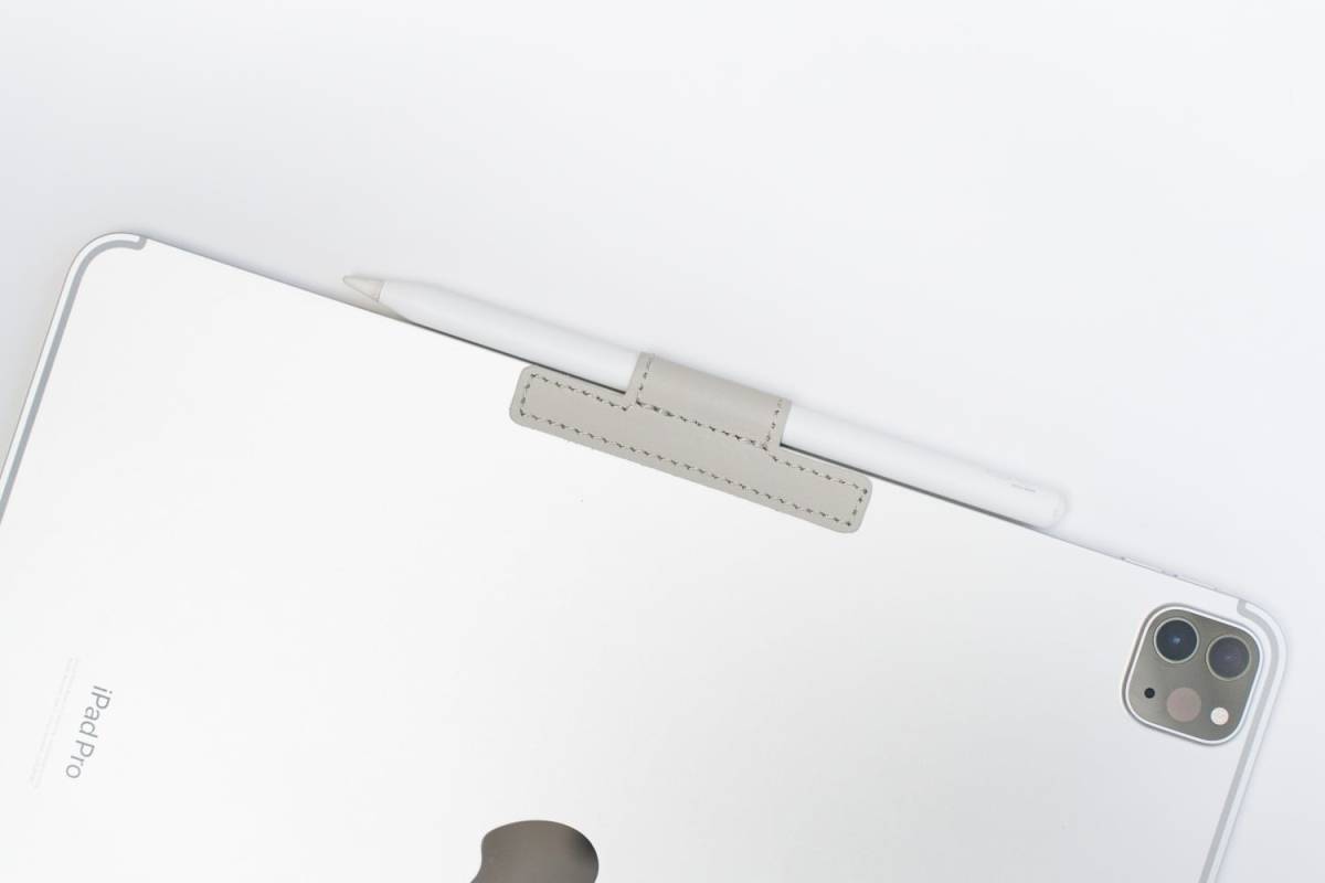 ♪♪ drip Leather Apple Pencil Holder グレー 新品 2P