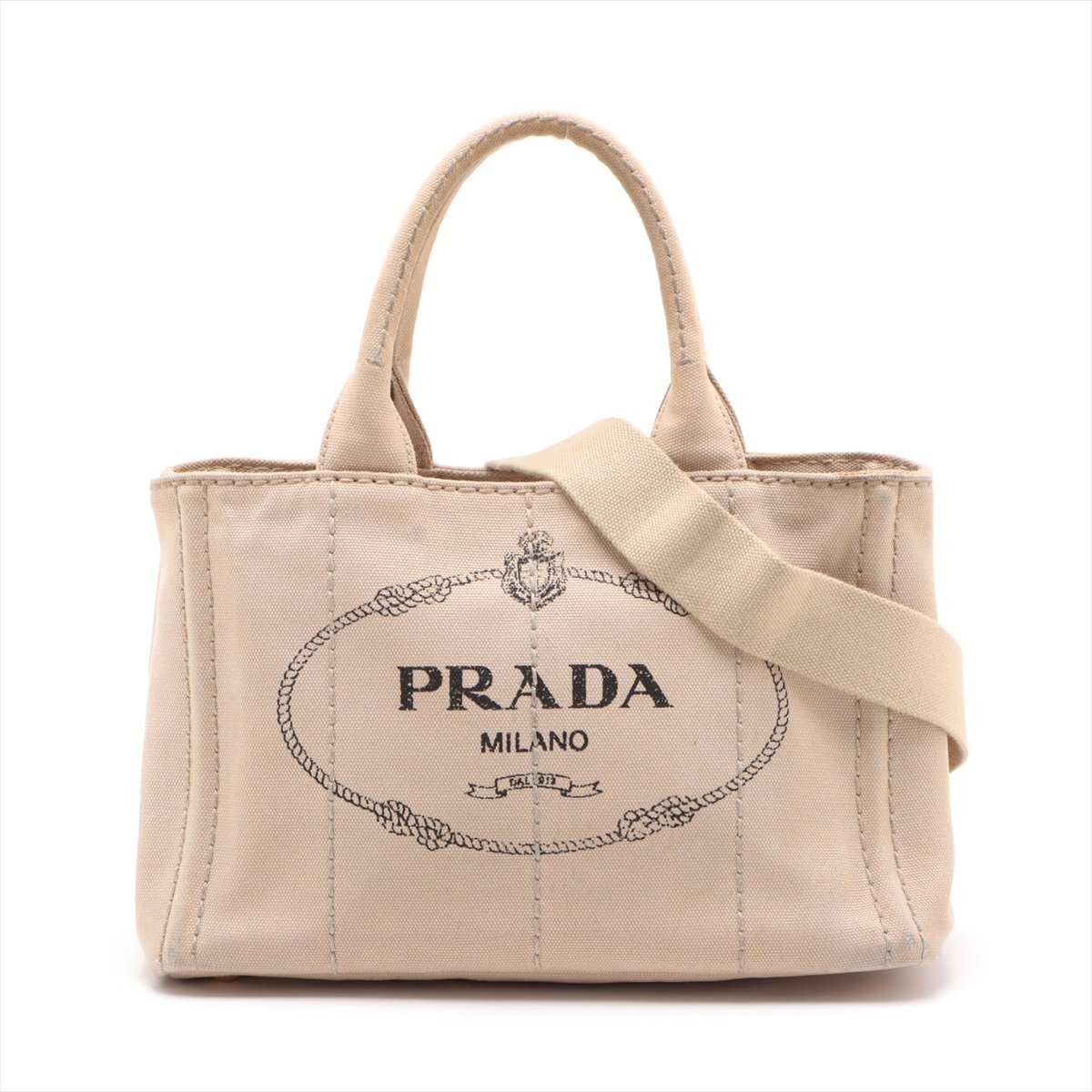 1円□美品□プラダ□カナパ ミニ□三角ロゴ□2WAY□ショルダー 1円□美品□プラダ□カナパ ミニ□三角ロゴ□2WAY□ショルダー