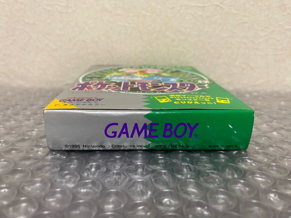 ゲームボーイ ポケットモンスター 緑 ポケモン GB 任天堂 ゲームボーイ ポケットモンスター 緑 ポケモン GB 任天堂